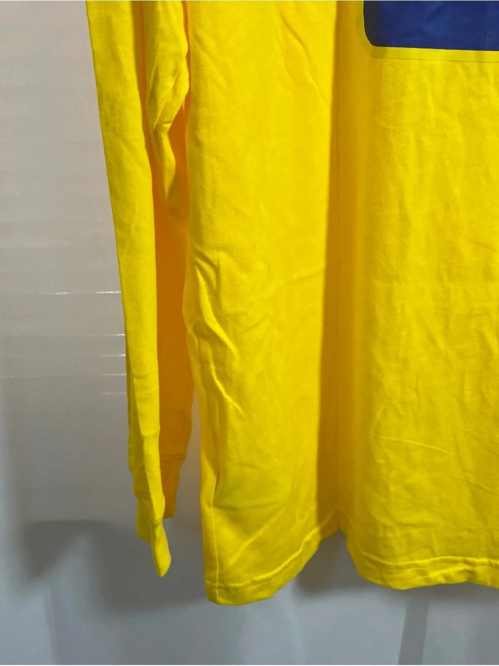 The North Face Long Sleeve Men's Crew Neck Tee Shirt Lightning Yellow XL NWT